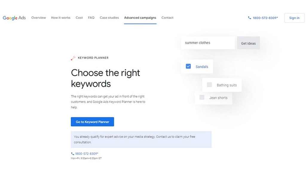 Google Keyword Planner