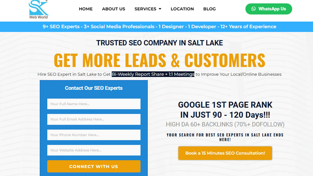 Salt Lake SEO Service