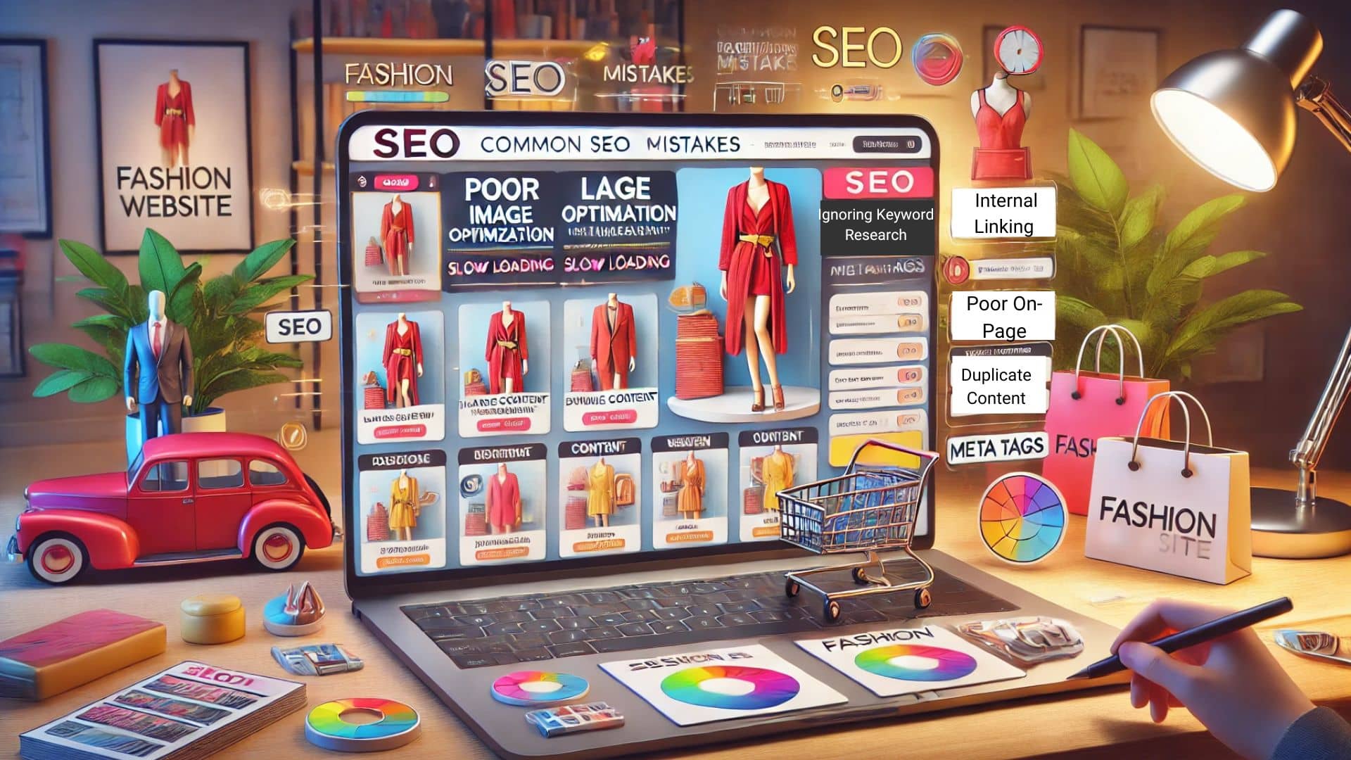 Read more about the article 10 Common SEO Mistakes on Fashion Sites and How to Avoid Them